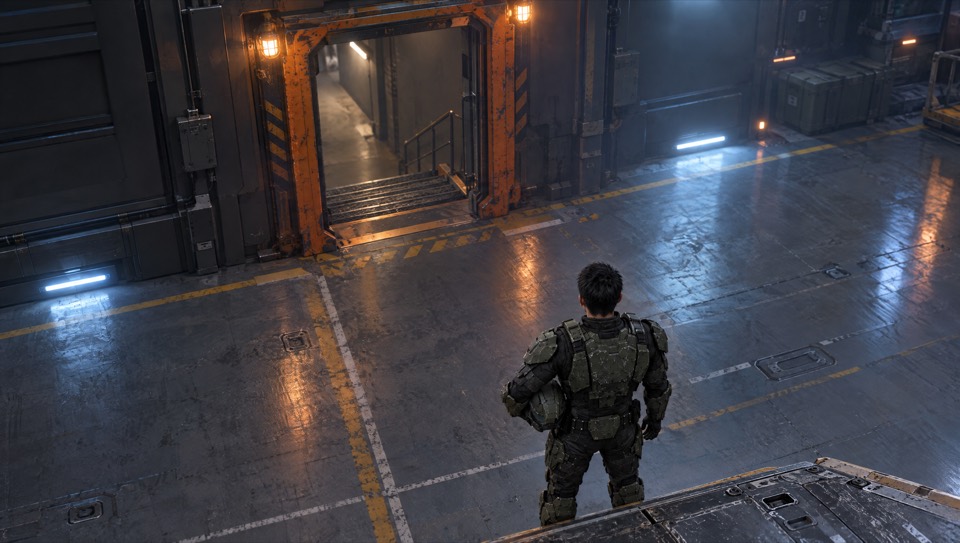 Still from The Walk-In